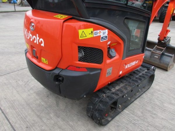 Miniexcavadora Kubota KX016-4 de 1,6 t usada 2022 con 179 h certificada CE con joysticks