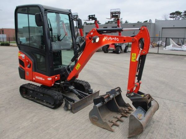 Miniexcavadora Kubota KX016-4 de 1,6 t usada 2022 con 179 h certificada CE con joysticks