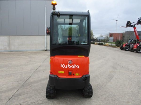 Miniexcavadora Kubota KX016-4 de 1,6 t usada 2022 con 179 h certificada CE con joysticks