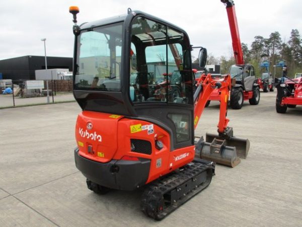 Miniexcavadora Kubota KX016-4 de 1,6 t usada 2022 con 179 h certificada CE con joysticks