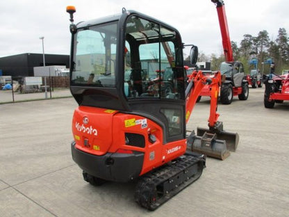 Miniexcavadora Kubota KX016-4 de 1,6 t usada 2022 con 179 h certificada CE con joysticks