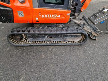 Miniexcavadora Kubota KX019-4 de 1,85 t usada 2019 con 1803 h sistema hidráulico auxiliar