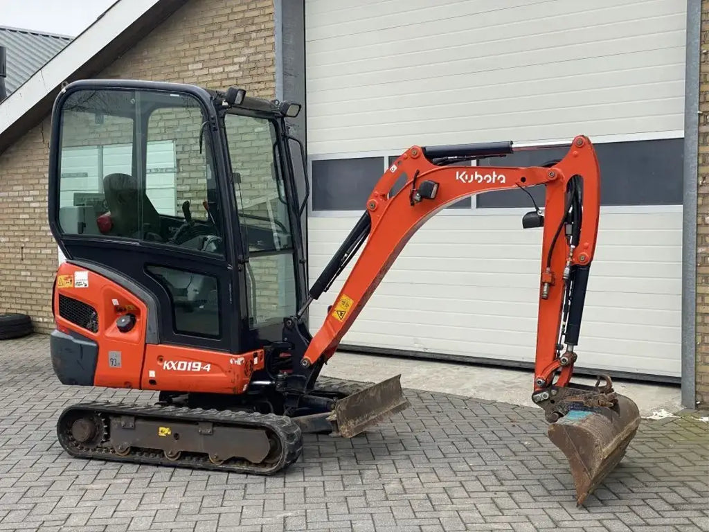 Kubota KX019-4 (2012) – Miniexcavadora 1,8T – 8 386 h – 3 Cucharas – Lista para usar
