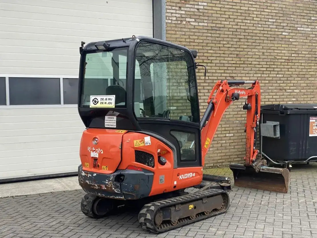 Kubota KX019-4 (2012) – Miniexcavadora 1,8T – 8 386 h – 3 Cucharas – Lista para usar
