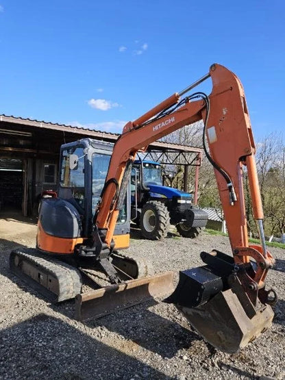 Miniexcavadora Kubota KX71-3 de 2,8 t usada de 2012 con 3480 h y enganche rápido hidráulico