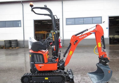 Miniexcavadora Kubota U10-5 de 1,1 t usada 2022 casi nueva de 10 h con 3 cucharas