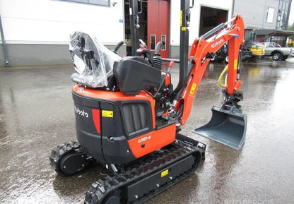 Miniexcavadora Kubota U10-5 de 1,1 t usada 2022 casi nueva de 10 h con 3 cucharas