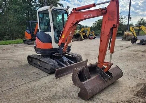 Miniexcavadora Kubota U25-3 de giro cero, 2,7 t, usada, año 2010, 3588 h, 24,8 kW