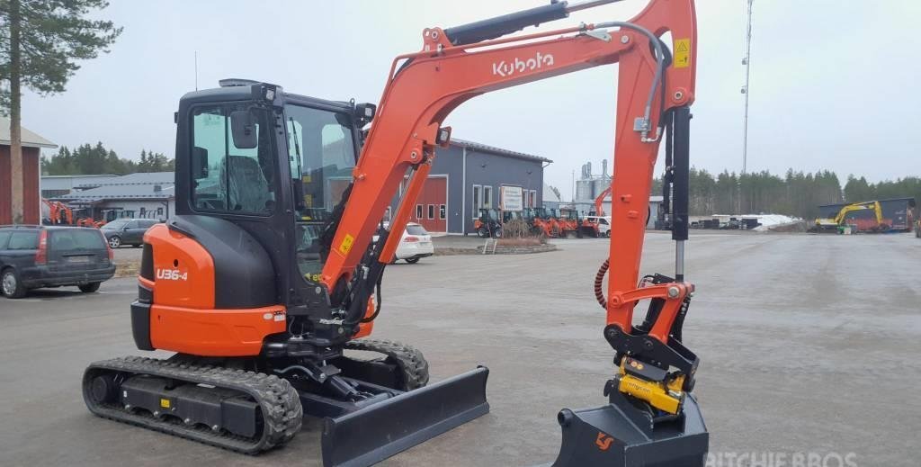 Kubota U36-4 (2022) – Mini Excavadora 3,6T – Estado Nuevo con 13 Horas