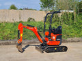 Miniexcavadora compacta Kubota U10-5 de 1,2 t usada 2022 con 249 h chasis extensible