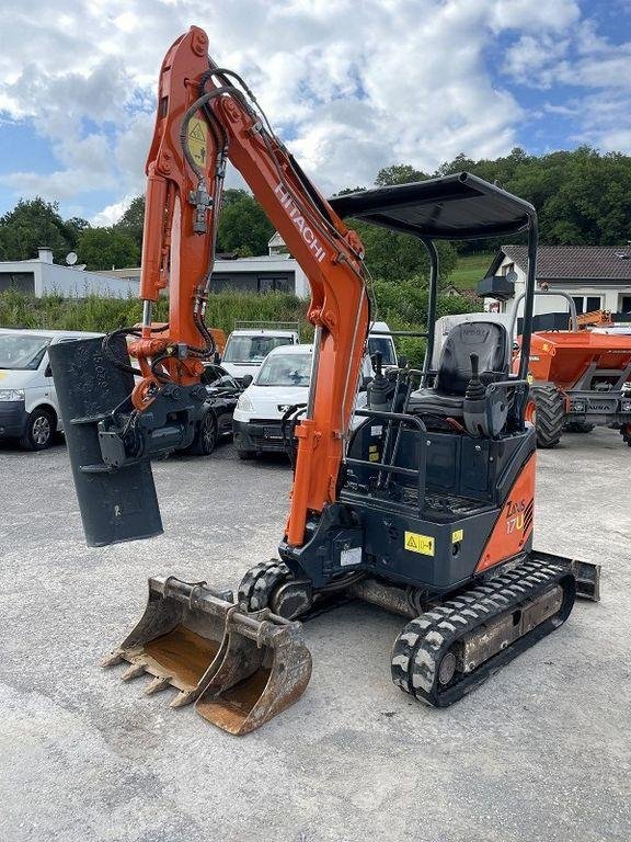 Miniexcavadora Hitachi ZX 17U-2 de Ocasión (2013) – 1,8T con Motor Yanmar y 3 Cucharas