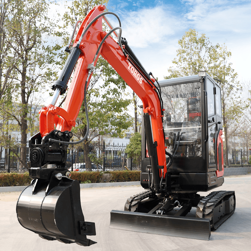 Miniexcavadora de 2,5 Toneladas con Cabina 24,5 KW – TOROS TE-25