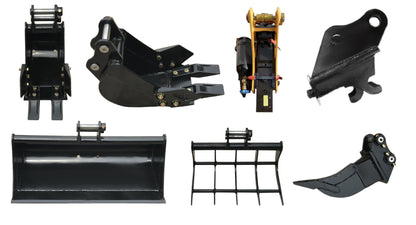 Miniexcavadora APS KME10 con brazo giratorio