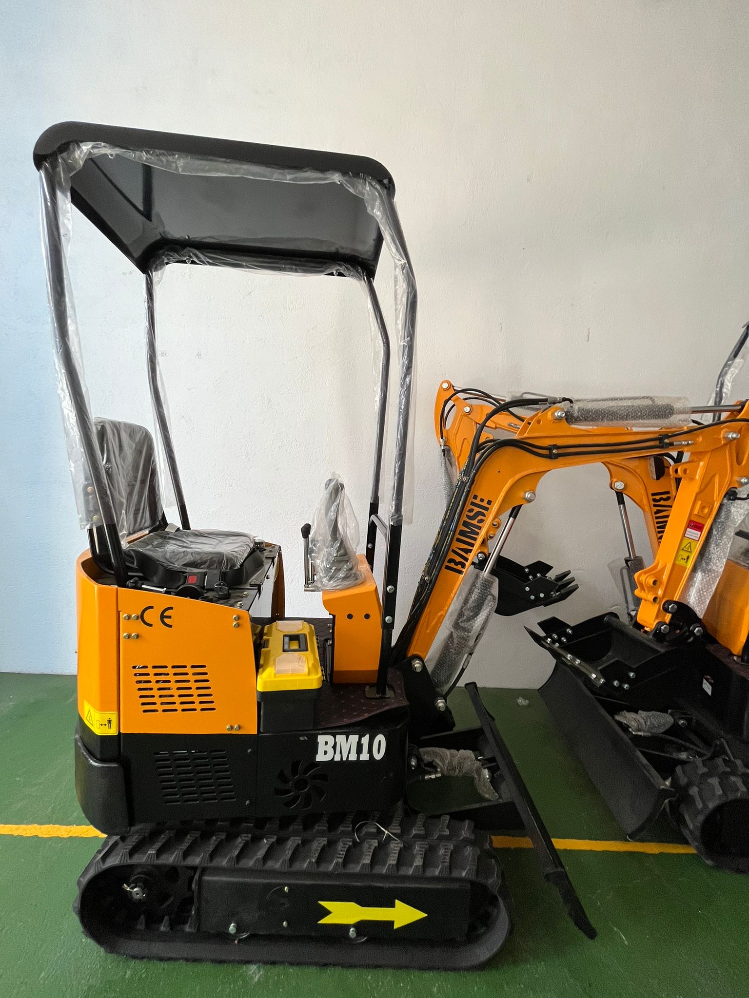 Mini Excavadora Giratoria JPC BAIMSE BM10 1 Tonelada, Motor Monocilíndrico