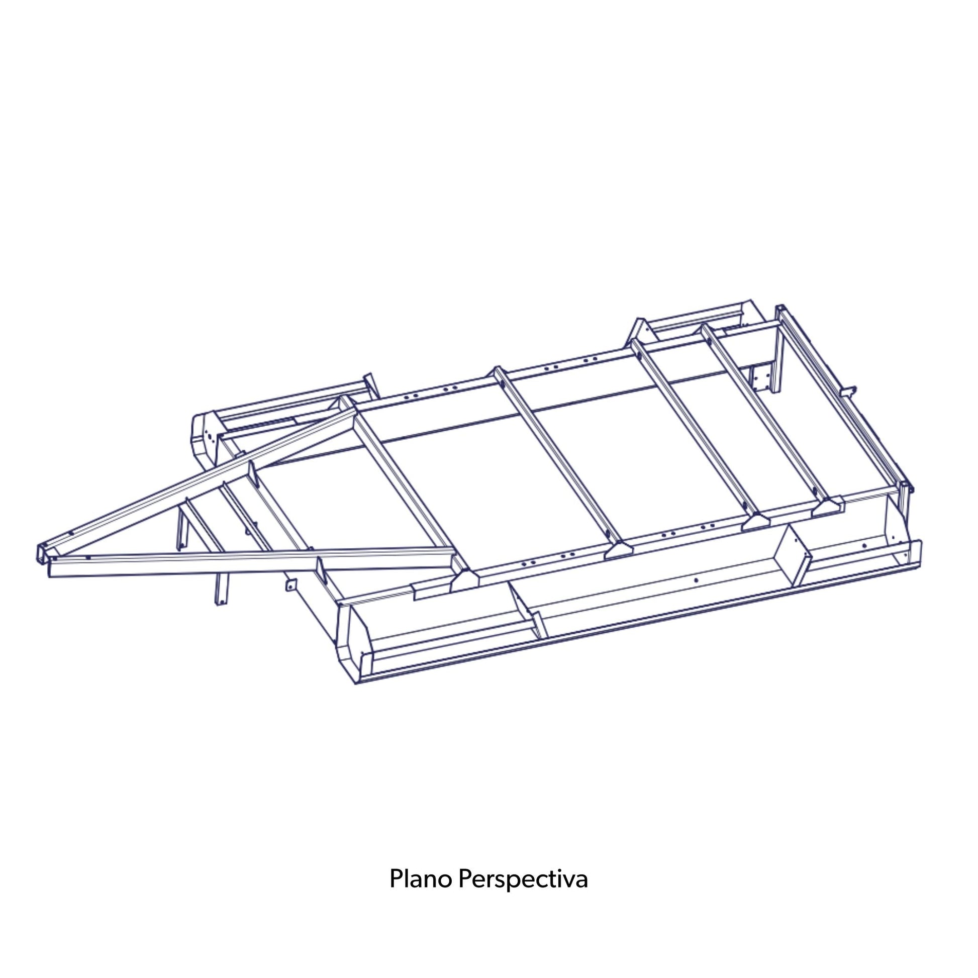Remolque de Carga 3 x 1,5m 3000 kg - 1500 kg - 2 ejes
