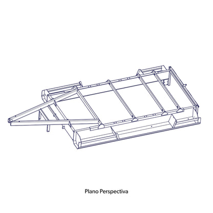 Remolque de Carga 3 x 1,5m 3000 kg - 1500 kg - 2 ejes