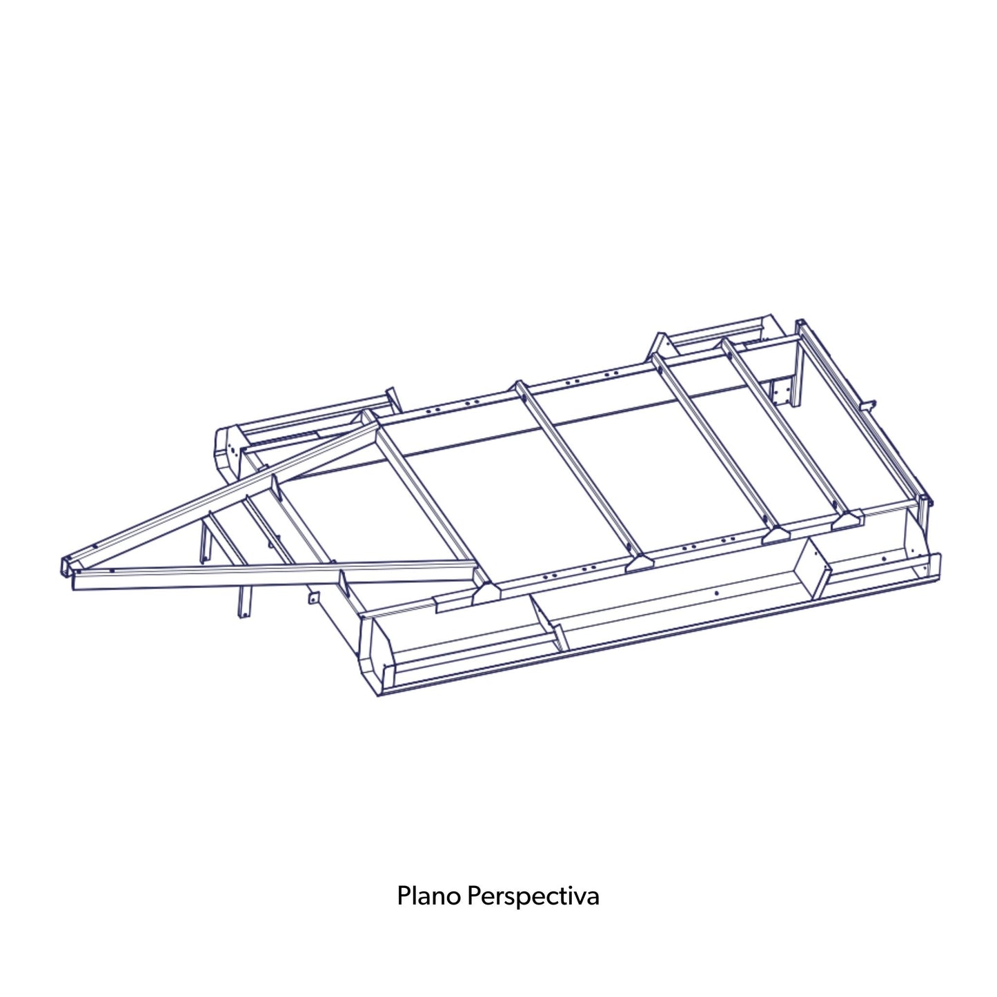 Remolque de Carga 3 x 1,5m 3500 kg - 1800 kg - 2 ejes