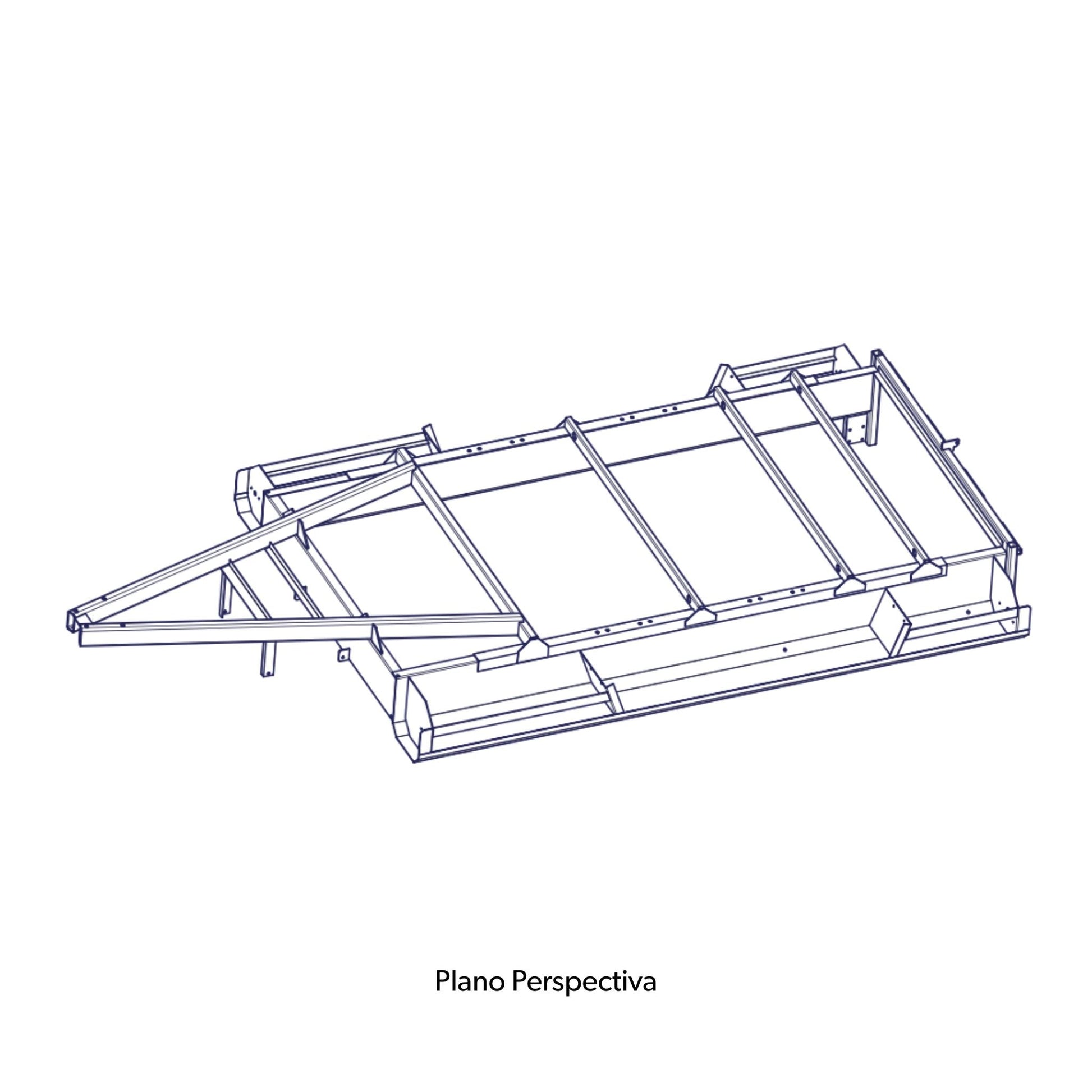 Remolque de Carga 3 x 1,5m 3500 kg - 1800 kg - 2 ejes