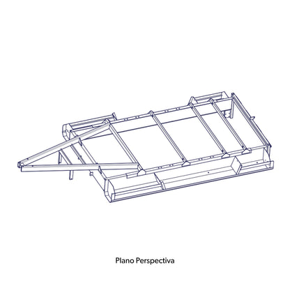 Remolque de Carga 3 x 1,5m 3500 kg - 1800 kg - 2 ejes