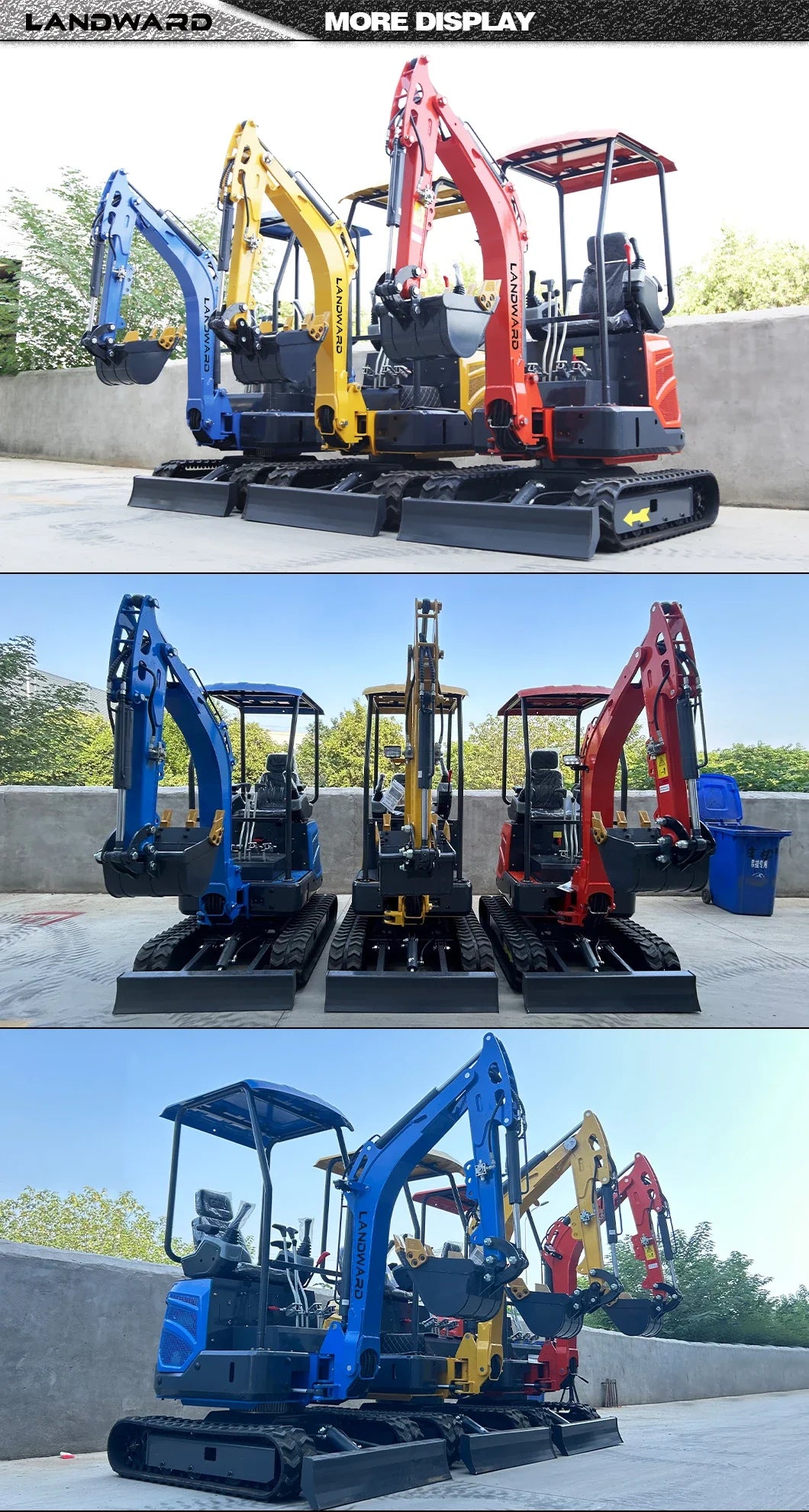 Miniexcavadora de 1.8 Toneladas