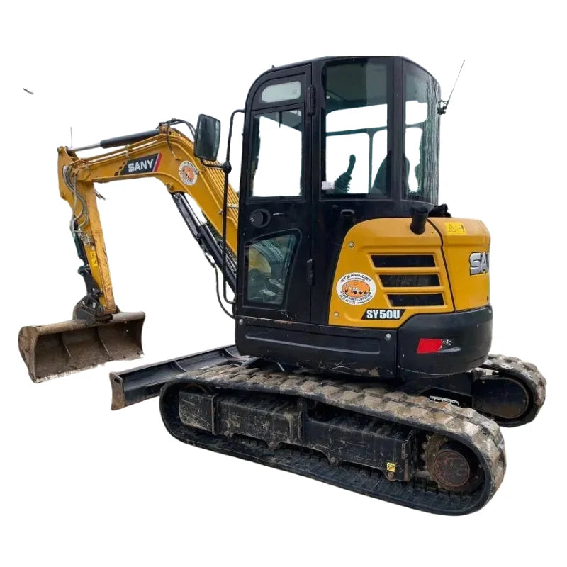 Miniexcavadora Sany SY50U 5,3 t giro cero — Motor Yanmar 4TNV88 29,1 kW — Usada 2021 — 2 000 h