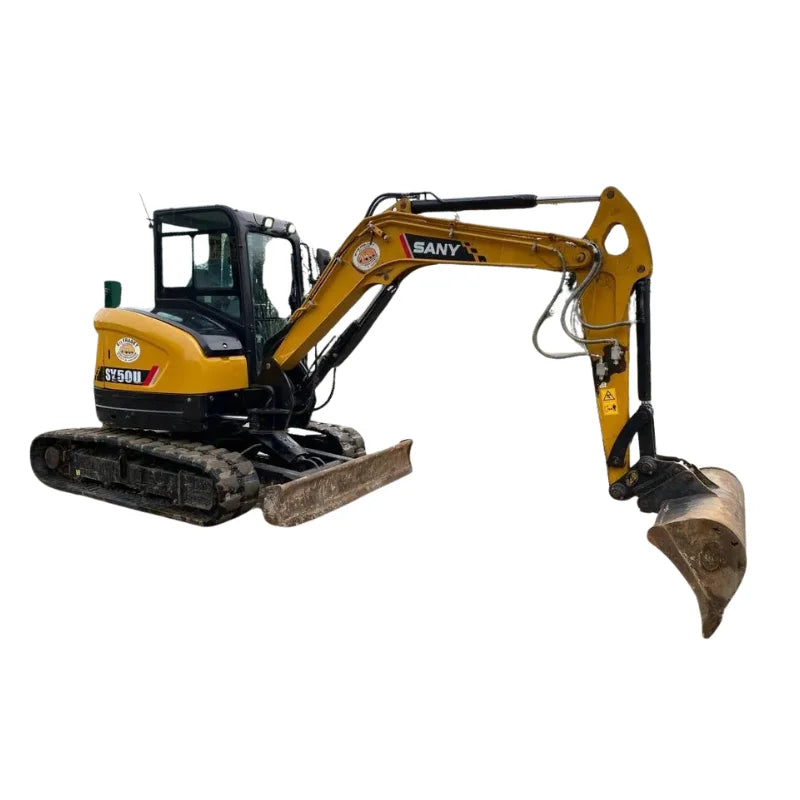 Miniexcavadora Sany SY50U 5,3 t giro cero — Motor Yanmar 4TNV88 29,1 kW — Usada 2021 — 2 000 h