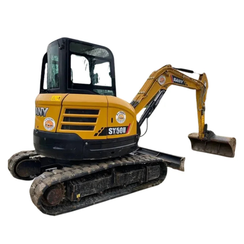 Miniexcavadora Sany SY50U 5,3 t giro cero — Motor Yanmar 4TNV88 29,1 kW — Usada 2021 — 2 000 h