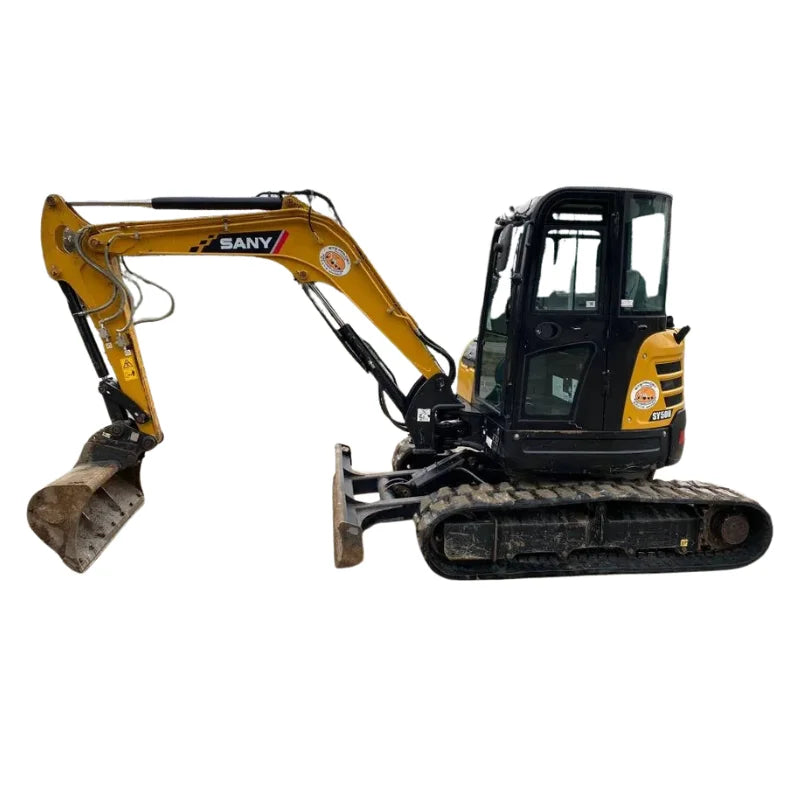 Miniexcavadora Sany SY50U 5,3 t giro cero — Motor Yanmar 4TNV88 29,1 kW — Usada 2021 — 2 000 h