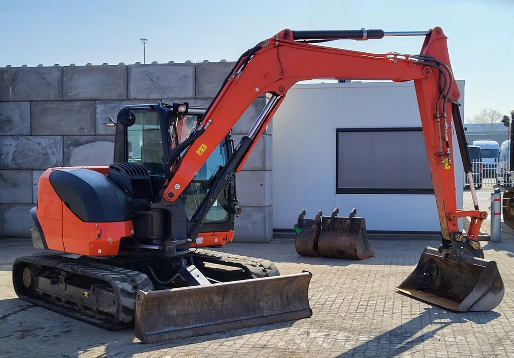 Kubota KX080-4A2 2020 – Miniexcavadora 8T con 2.955h, Cazo 0,25 m³