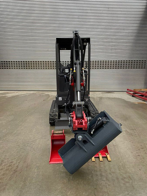 Miniexcavadora compacta Volvo EC18E de 1,8 t usada 2022 casi nueva de 2 h con cuchara