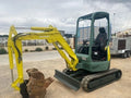 Miniexcavadora Yanmar VIO20 de 2,2 t usada 2011 con 2408 h, enganche Morin y 3 cucharas
