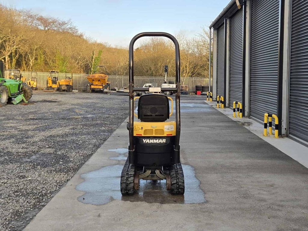 Miniexcavadora compacta Yanmar SV08 de 1 t usada 2020 con 1238 h chasis extensible