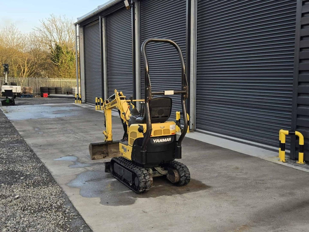 Miniexcavadora compacta Yanmar SV08 de 1 t usada 2020 con 1238 h chasis extensible