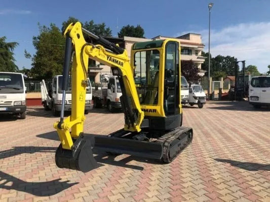 Miniexcavadora compacta Yanmar VIO 25.3 de 2,6 t usada 2007 con 2.100 h y 4 cucharones