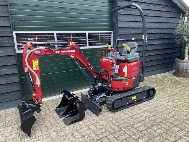 Miniexcavadora Yanmar VIO12 de 1,24 t de ocasión 2023 casi nueva de 338 h con 3 cucharas