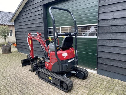 Miniexcavadora Yanmar VIO12 de 1,24 t de ocasión 2023 casi nueva de 338 h con 3 cucharas
