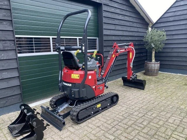 Miniexcavadora Yanmar VIO12 de 1,24 t de ocasión 2023 casi nueva de 338 h con 3 cucharas