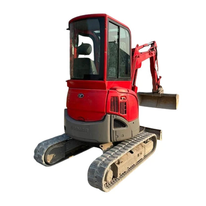 Miniexcavadora Yanmar ViO25 2,85 t giro cero — Motor 3TNV76 — Usada 2012 — 4 750 h