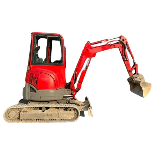 Miniexcavadora Yanmar ViO25 2,85 t giro cero — Motor 3TNV76 — Usada 2012 — 4 750 h
