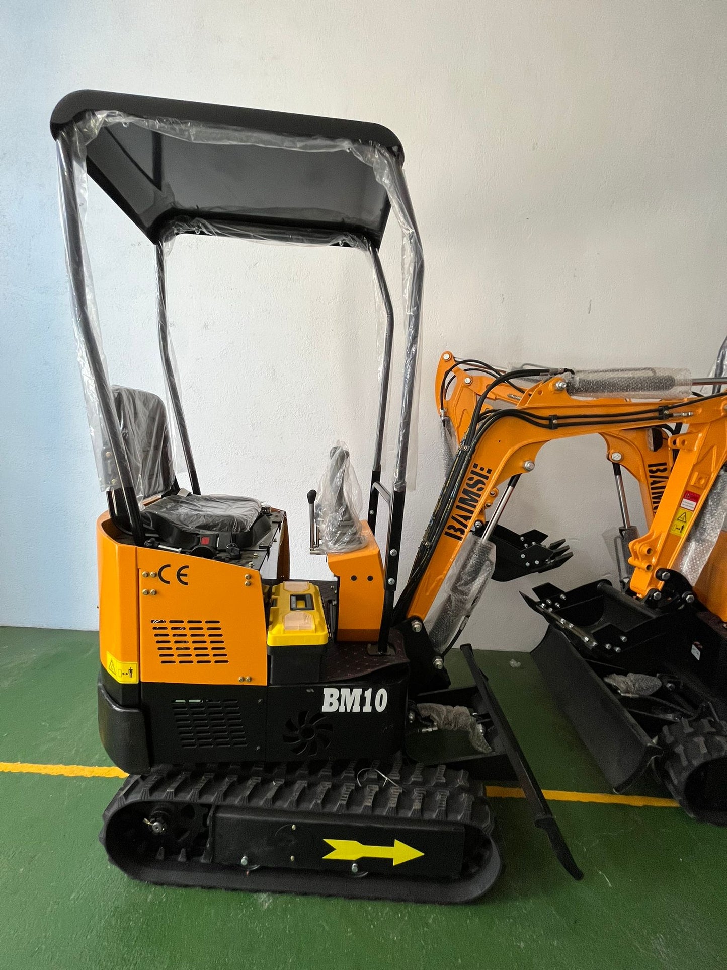 Mini Excavadora Giratoria JPC BAIMSE BM10 1 Tonelada, Motor Monocilíndrico