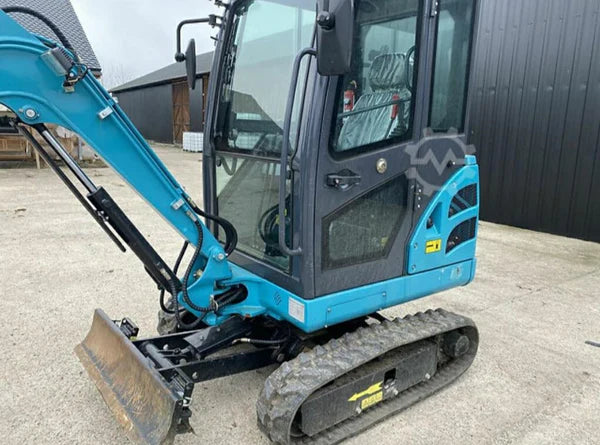 Miniexcavadora Yanmar AK20 de 1,95 t, usada, año 2020, con solo 810 h y 3 cucharones