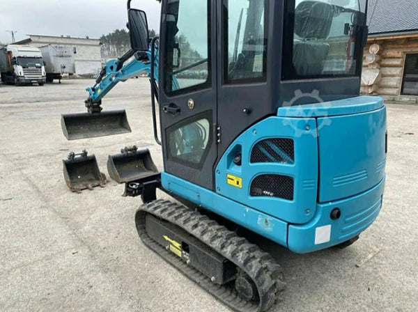 Miniexcavadora Yanmar AK20 de 1,95 t, usada, año 2020, con solo 810 h y 3 cucharones