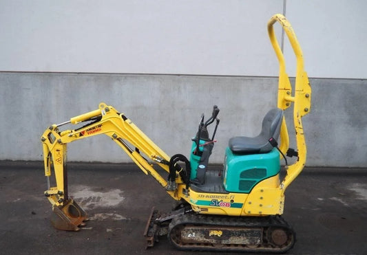 Miniexcavadora compacta Yanmar SV 08-1 A de 1,1 t usada 2010 con 1.918 h y 2 cucharones