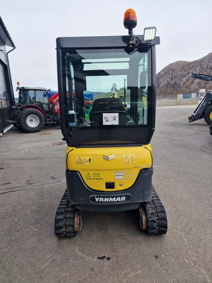 Miniexcavadora Yanmar SV18 de 1,97 t, usada, año 2020, 800 h, con cuchara inclinable