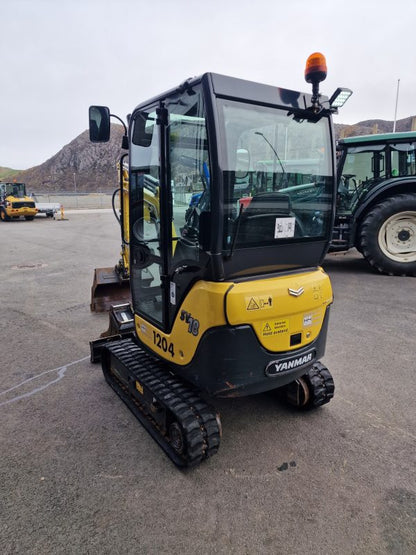 Miniexcavadora Yanmar SV18 de 1,97 t, usada, año 2020, 800 h, con cuchara inclinable
