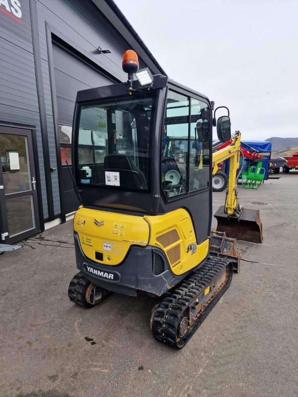 Miniexcavadora Yanmar SV18 de 1,97 t, usada, año 2020, 800 h, con cuchara inclinable