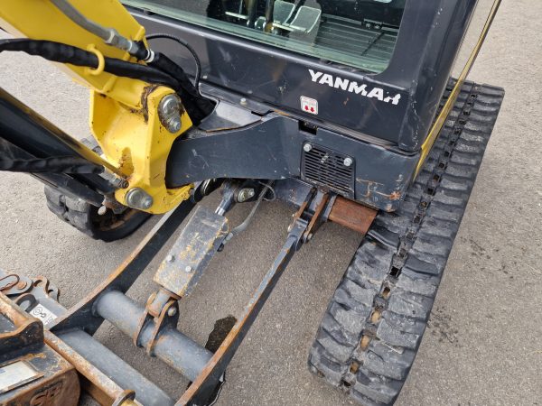 Miniexcavadora Yanmar SV18 de 1,97 t, usada, año 2020, 800 h, con cuchara inclinable