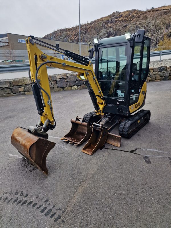 Miniexcavadora Yanmar SV18 de 1,97 t, usada, año 2020, 800 h, con cuchara inclinable