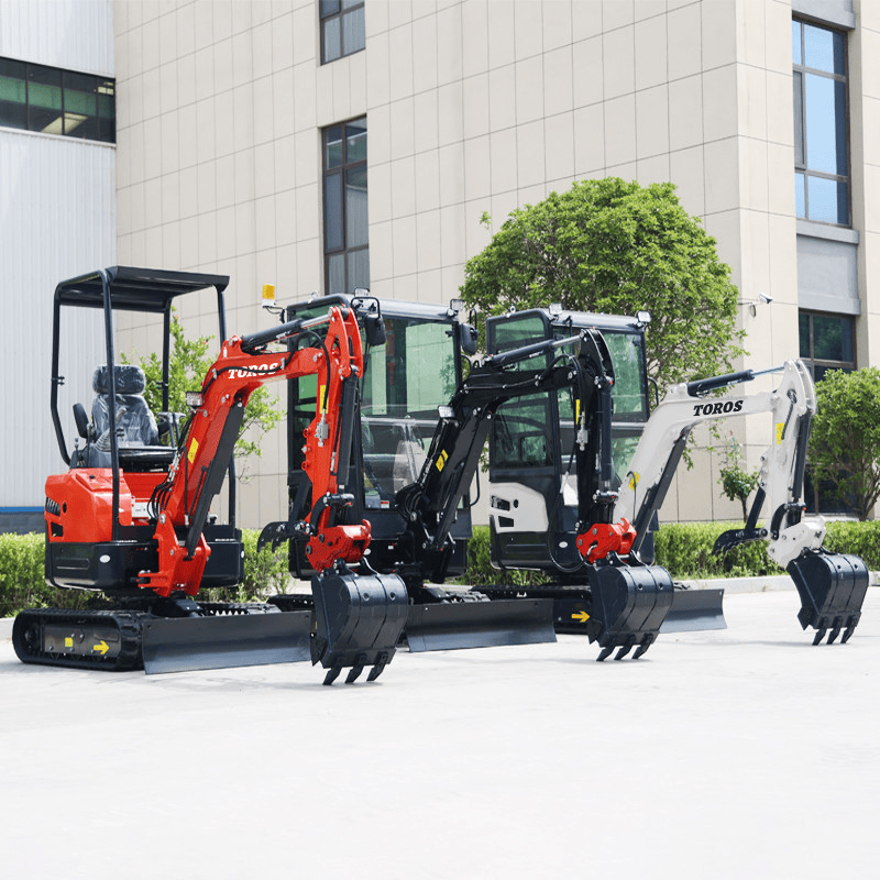 Miniexcavadora 1,8 toneladas TOROS Motor Kubota D902