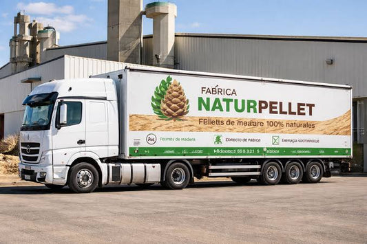 2 Camión Completo de Pellet Naturpellet ENplus A1 – 24 Palés de Sacos de 15 kg